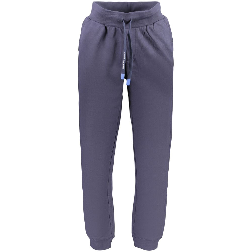 North Sails Blue Cotton Men Trouser | Regal Royce