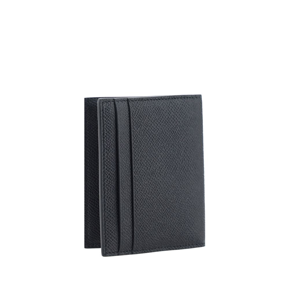 Ferragamo Black Calf Leather Bos Taurus Wallet | Regal Royce