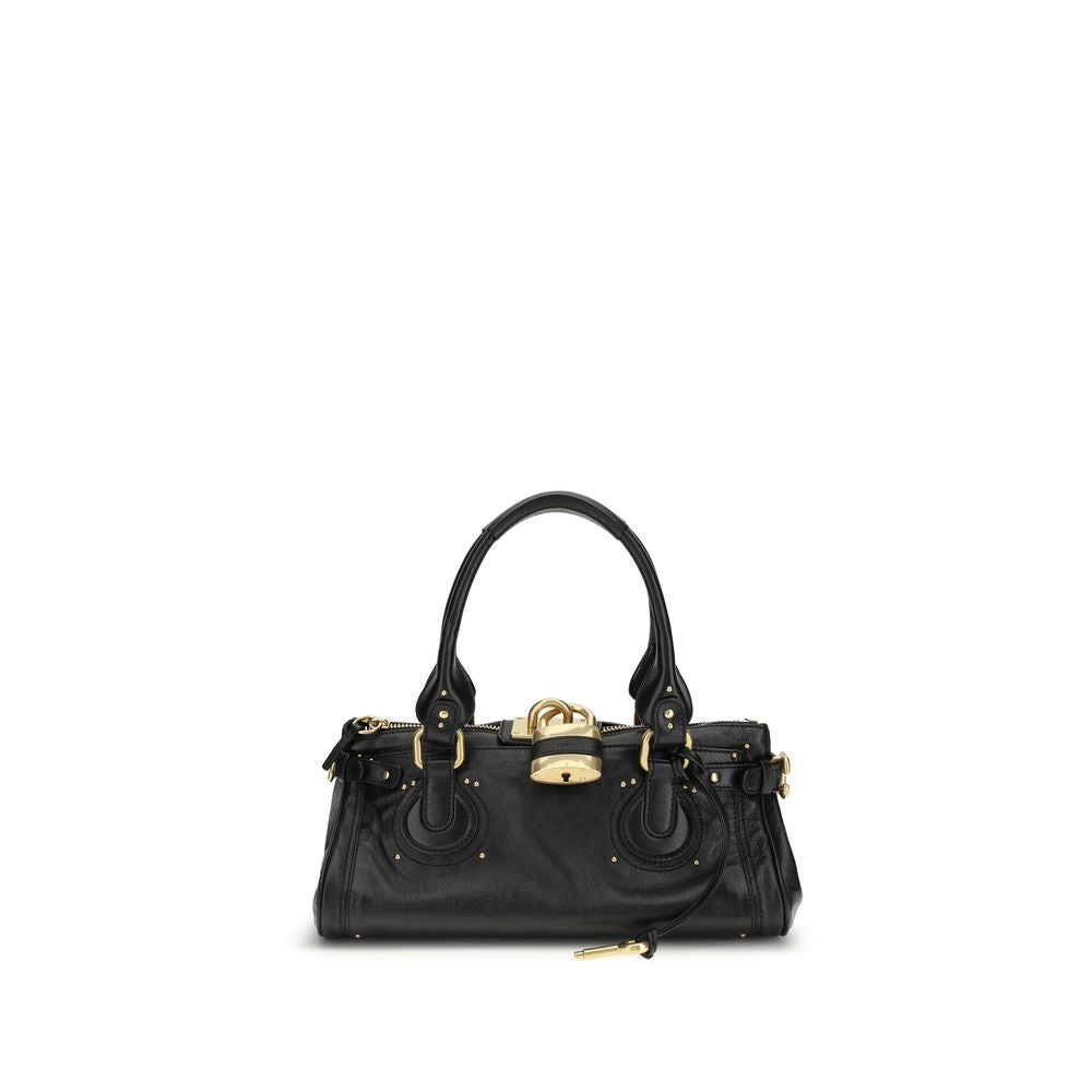 Chloé Black Buffalo Leather Shoulder Bag | Regal Royce