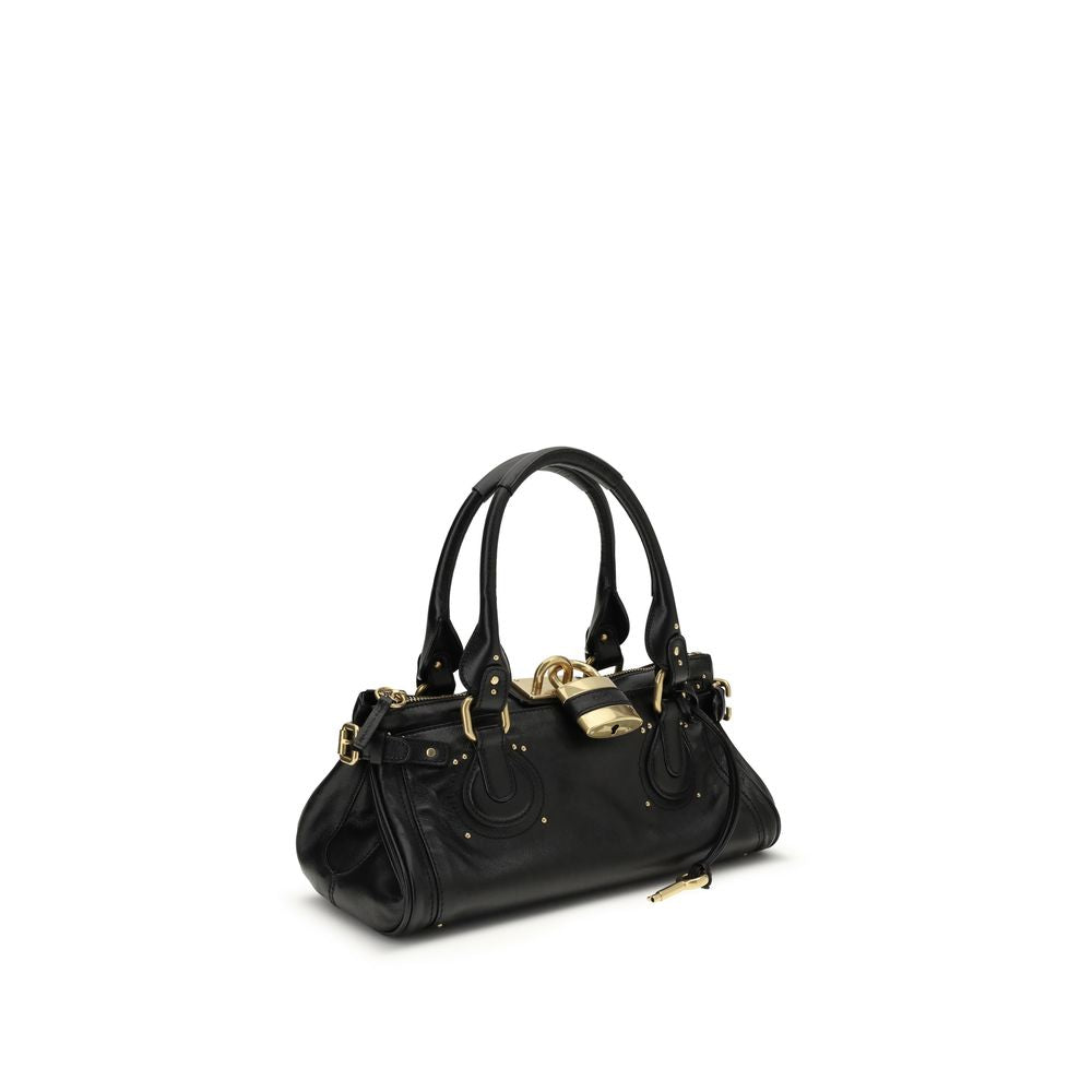 Chloé Black Buffalo Leather Shoulder Bag | Regal Royce