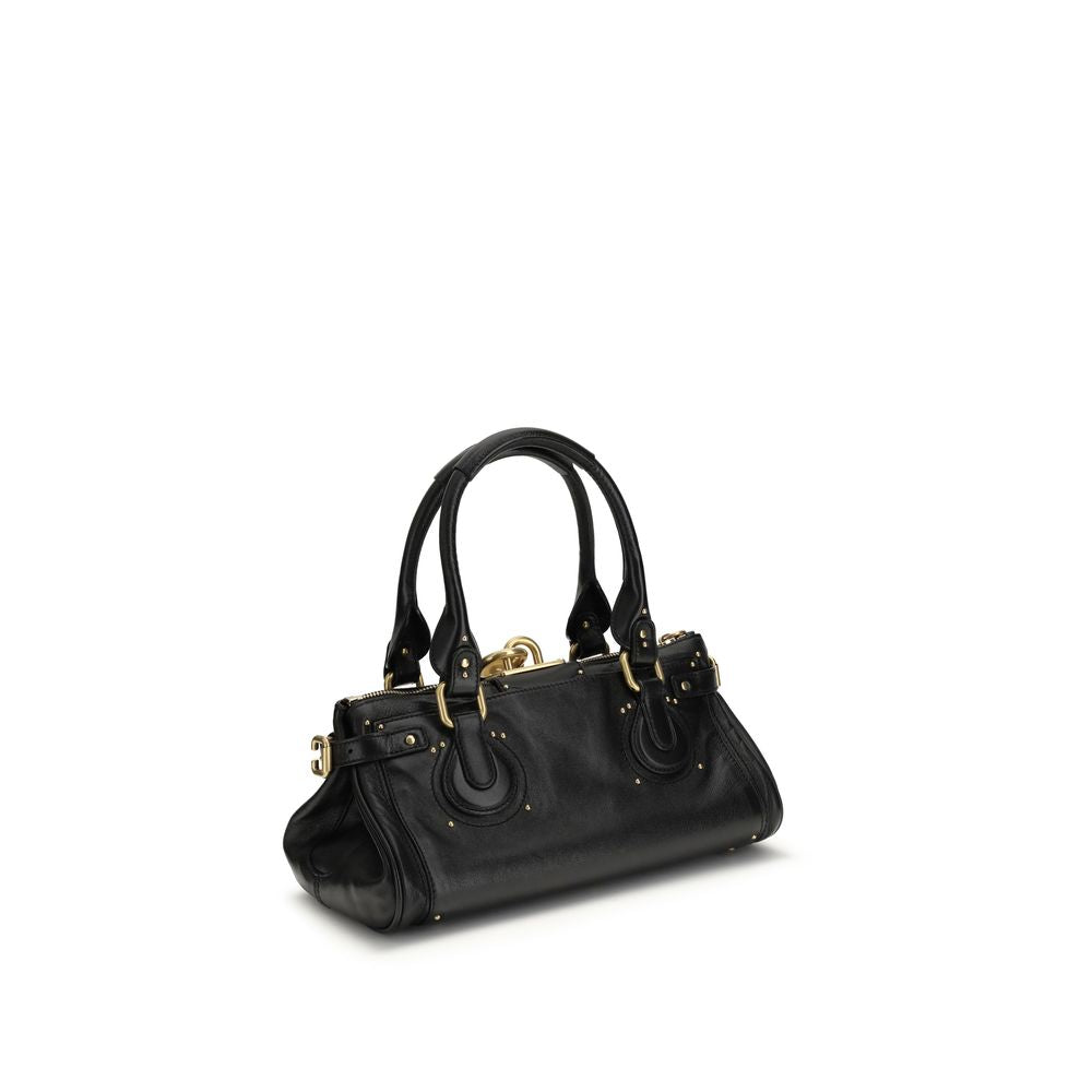 Chloé Black Buffalo Leather Shoulder Bag | Regal Royce