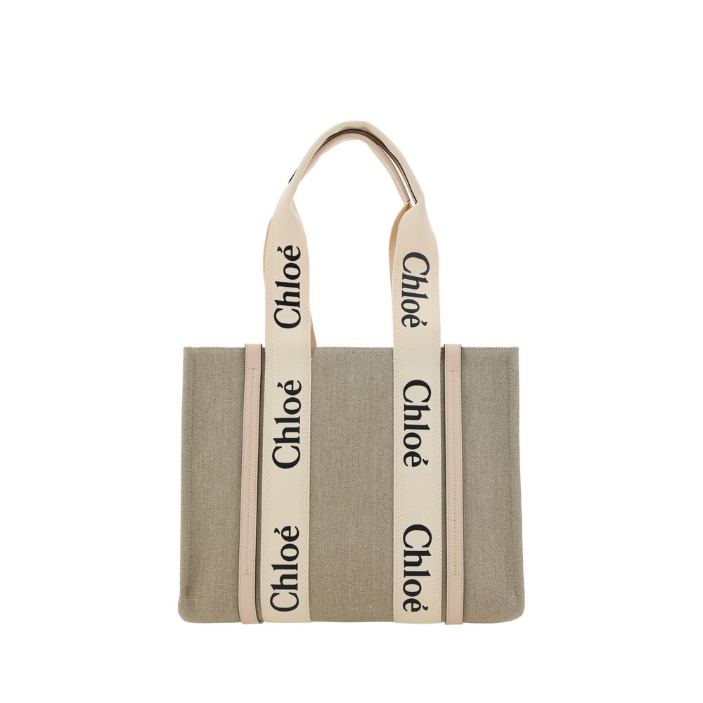 Chloé Beige Linen Handbag | Regal Royce