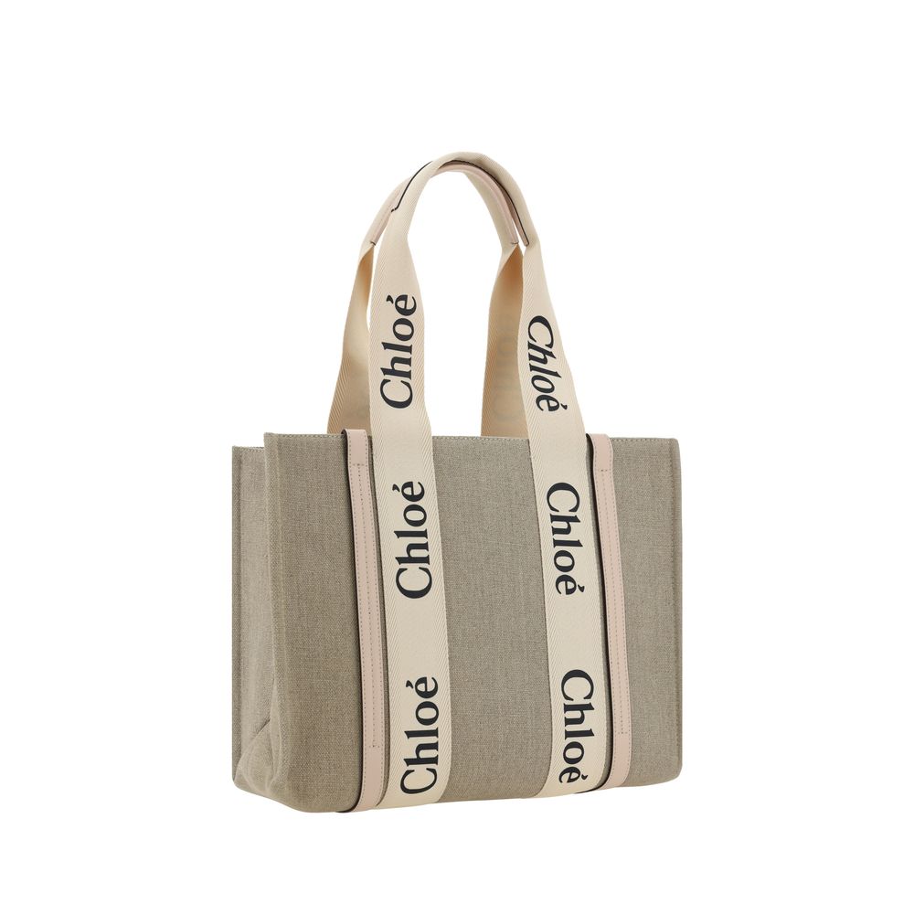 Chloé Beige Linen Handbag | Regal Royce