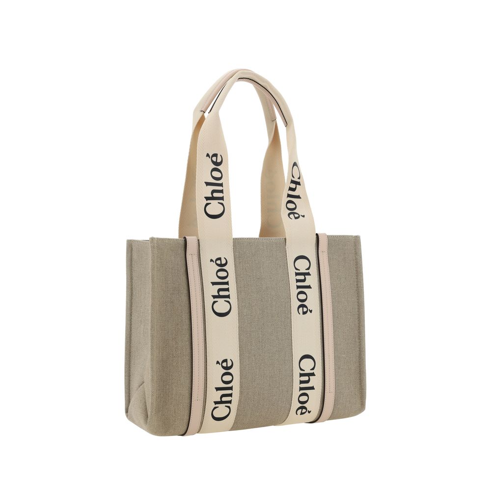Chloé Beige Linen Handbag | Regal Royce