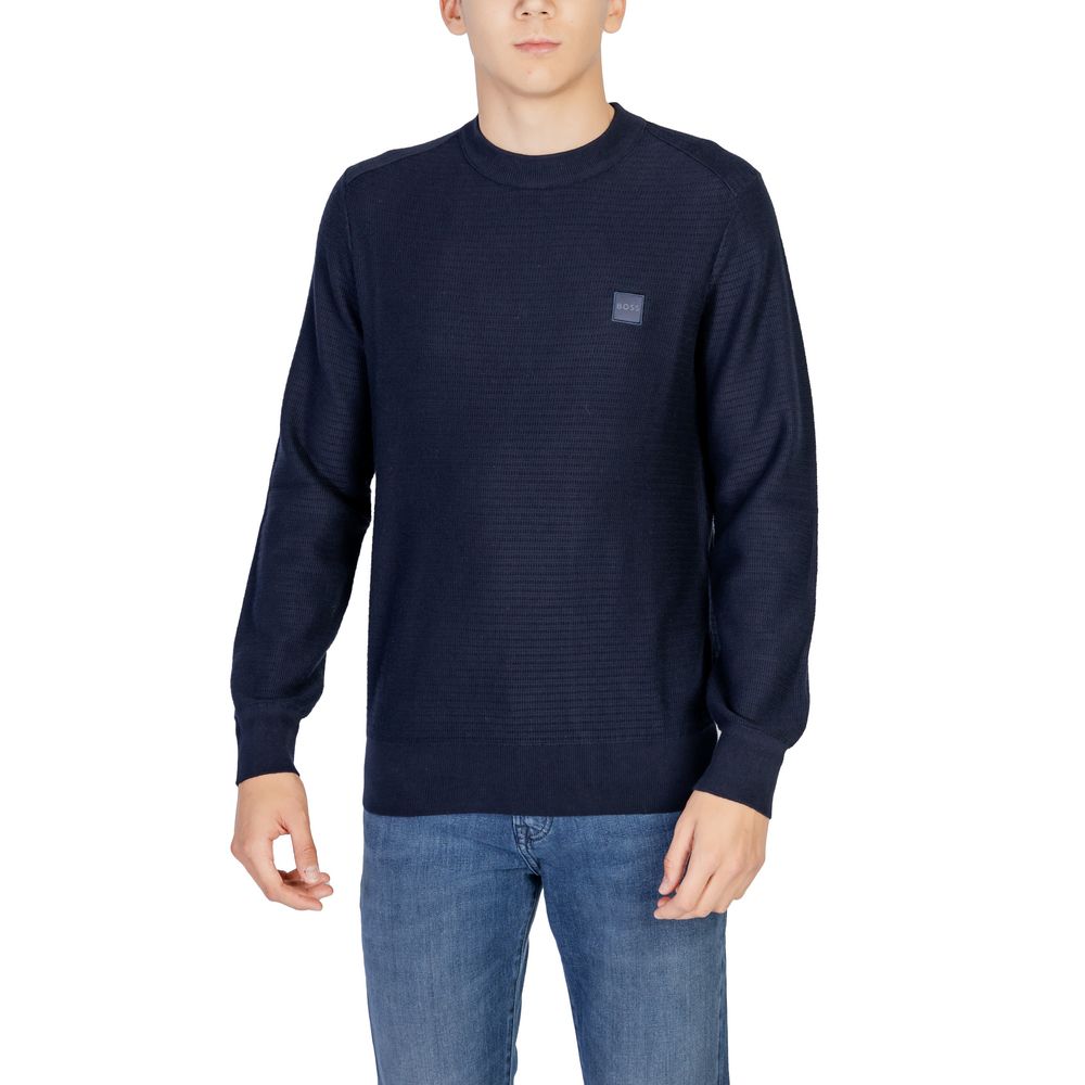 Hugo Boss Blue Cotton Sweatshirt | Regal Royce