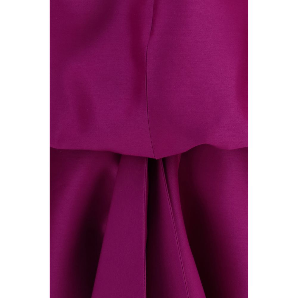 Balenciaga Purple Wool Oves Aries Cocktail Dress | Regal Royce