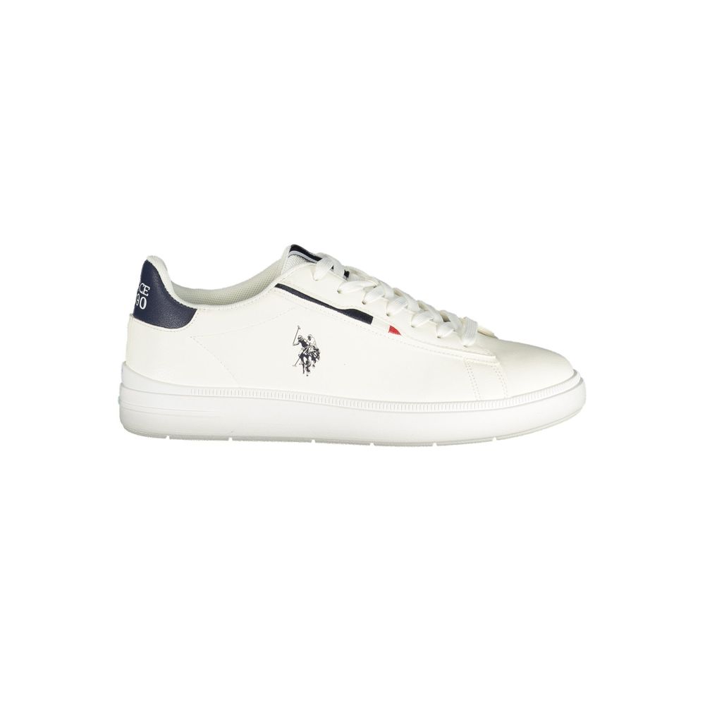 U.S. POLO ASSN. White Polyurethane Men's Sneaker | Regal Royce