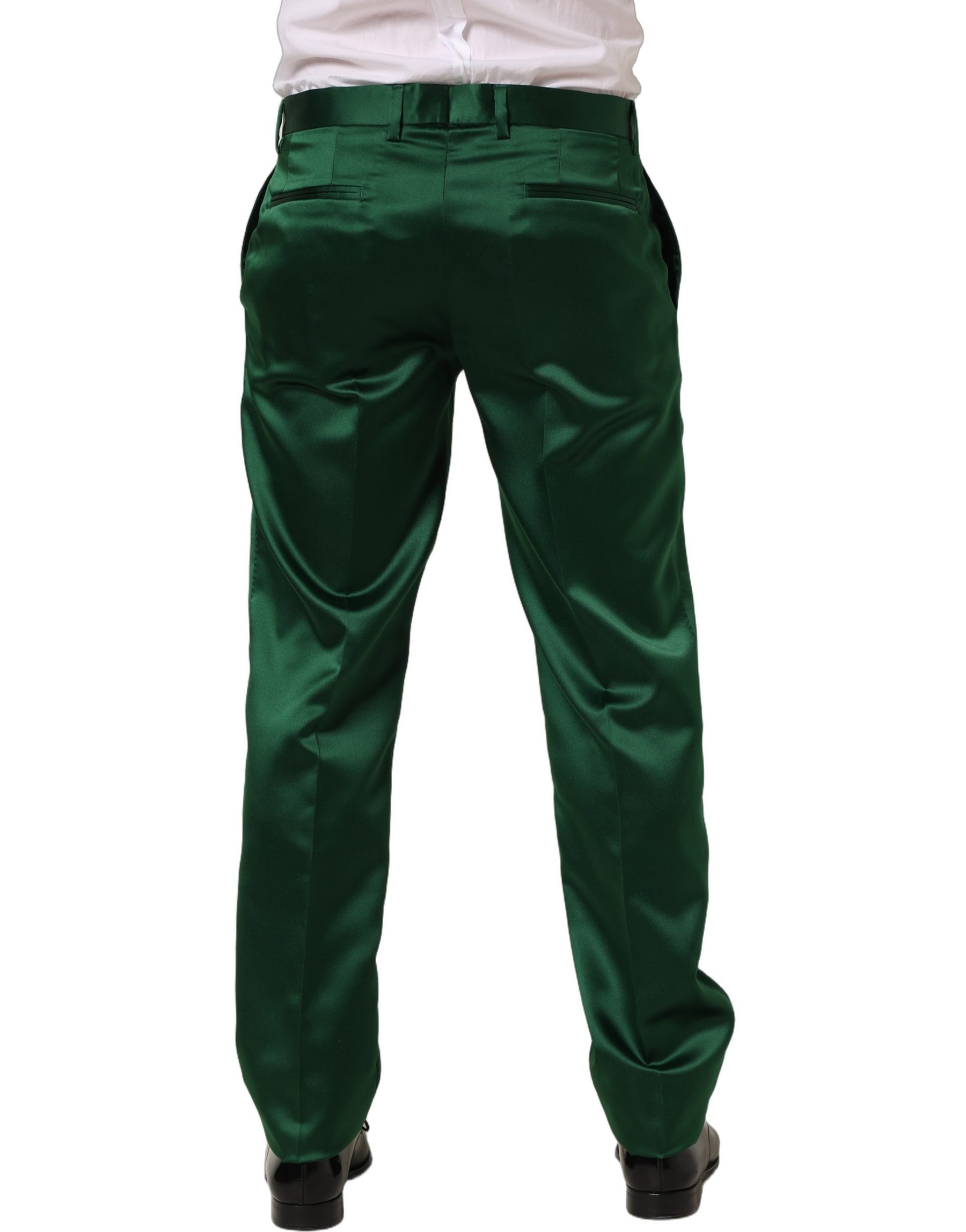 Dolce & Gabbana Dark Green Tapered Leg Dress Trouser Pants | Regal Royce