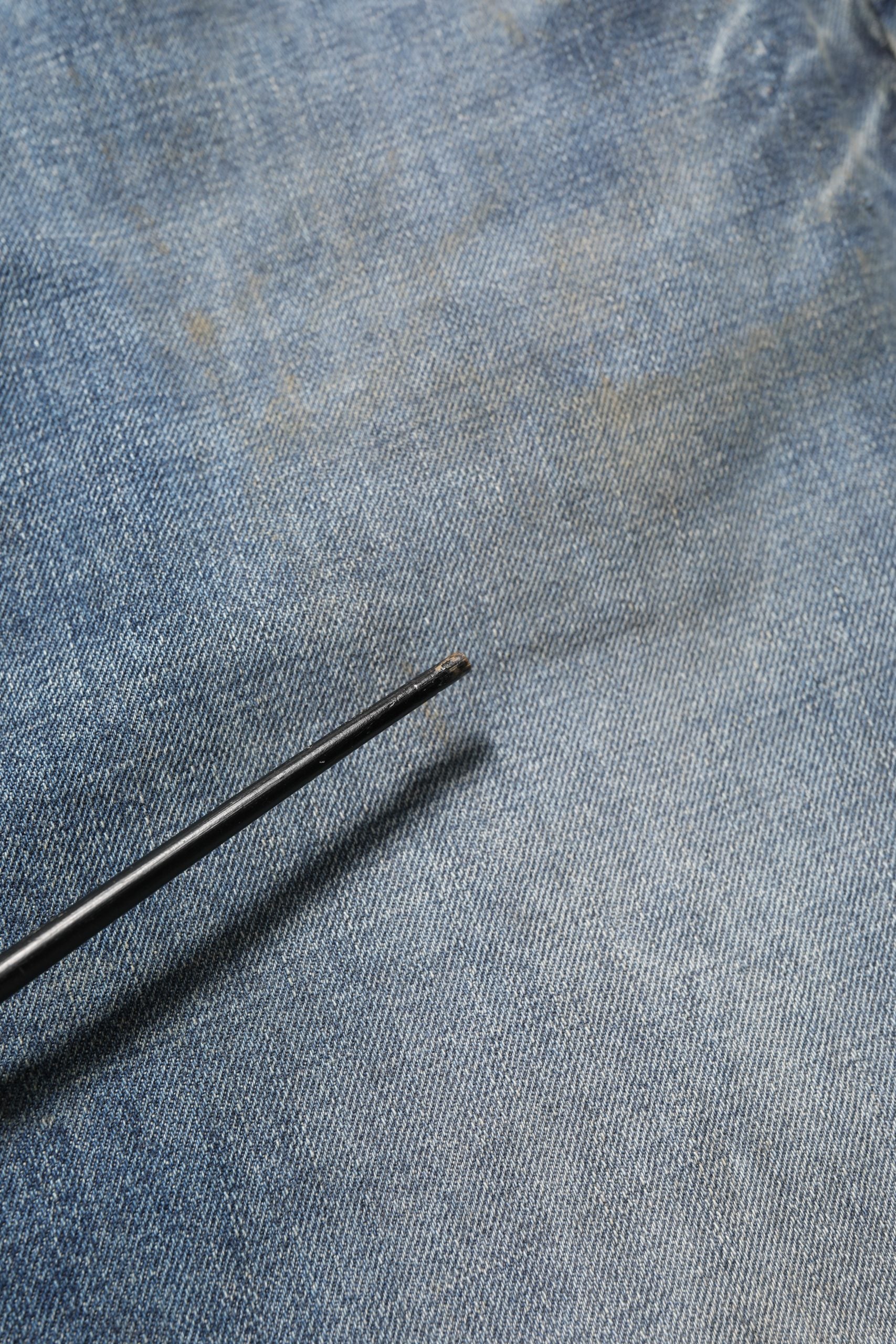 Dolce & Gabbana Blue Cotton Distressed Straight Denim Jeans | Regal Royce
