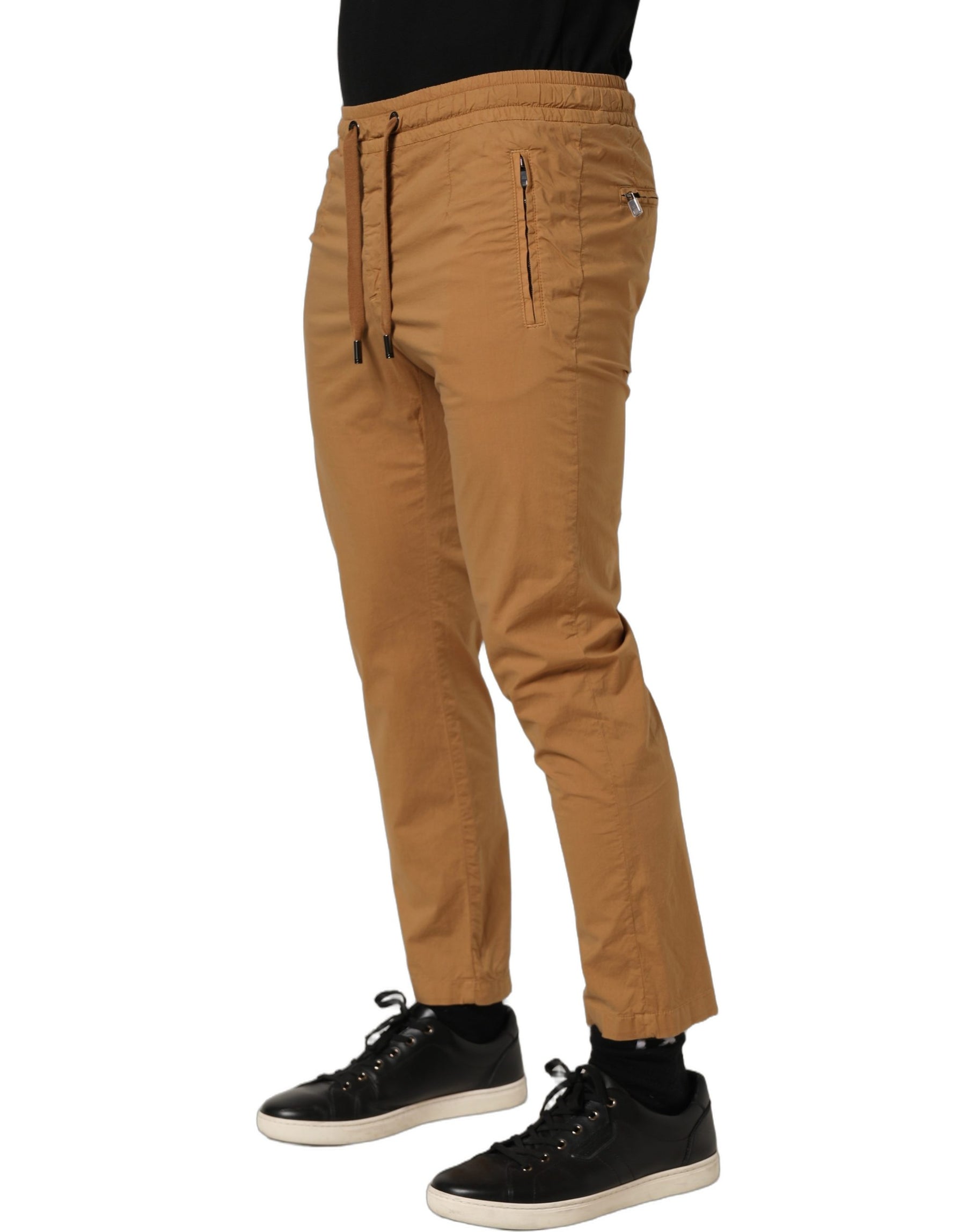 Dolce & Gabbana Brown MidWaist Skinny Jogger Sweatpants Pants | Regal Royce