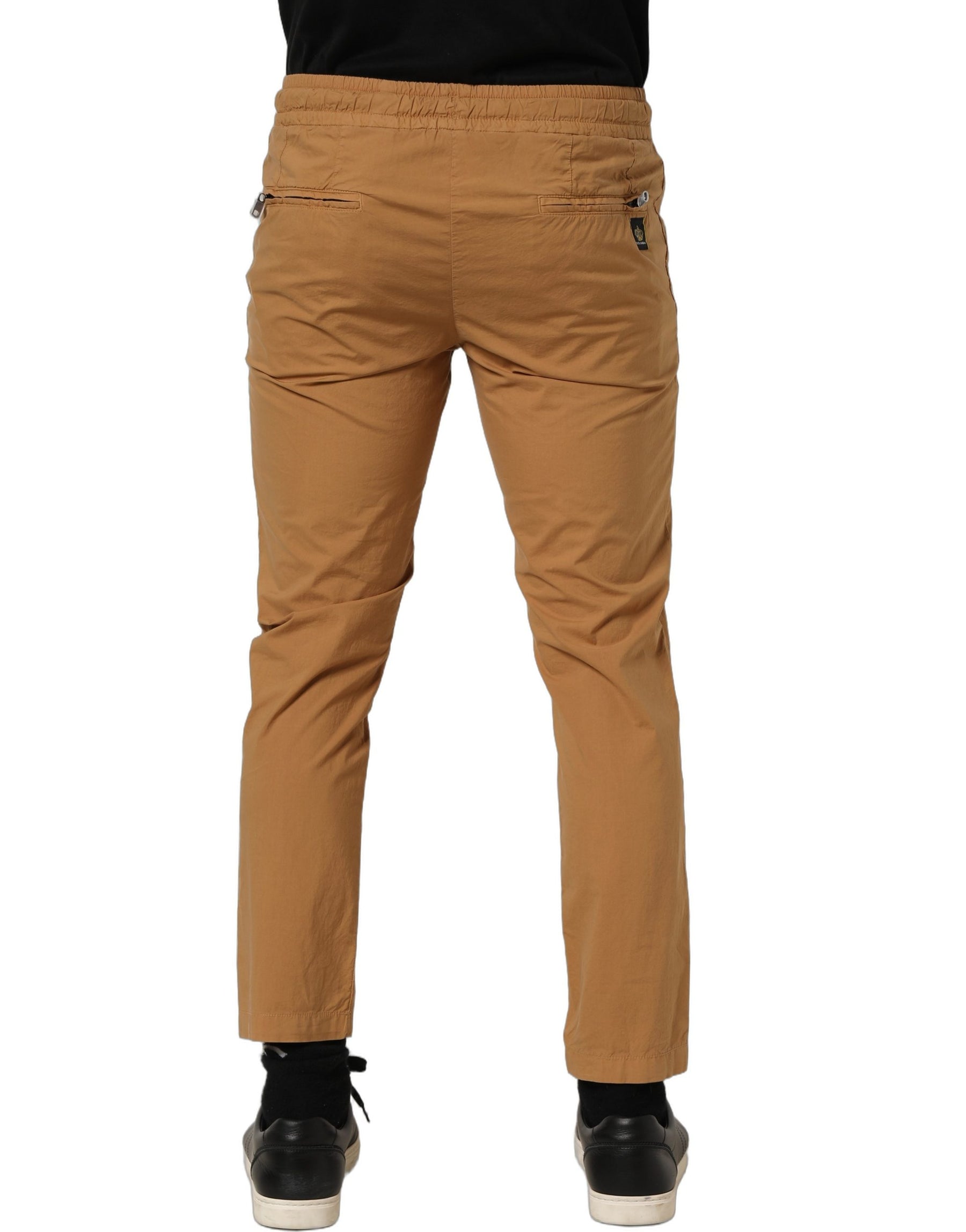 Dolce & Gabbana Brown MidWaist Skinny Jogger Sweatpants Pants | Regal Royce