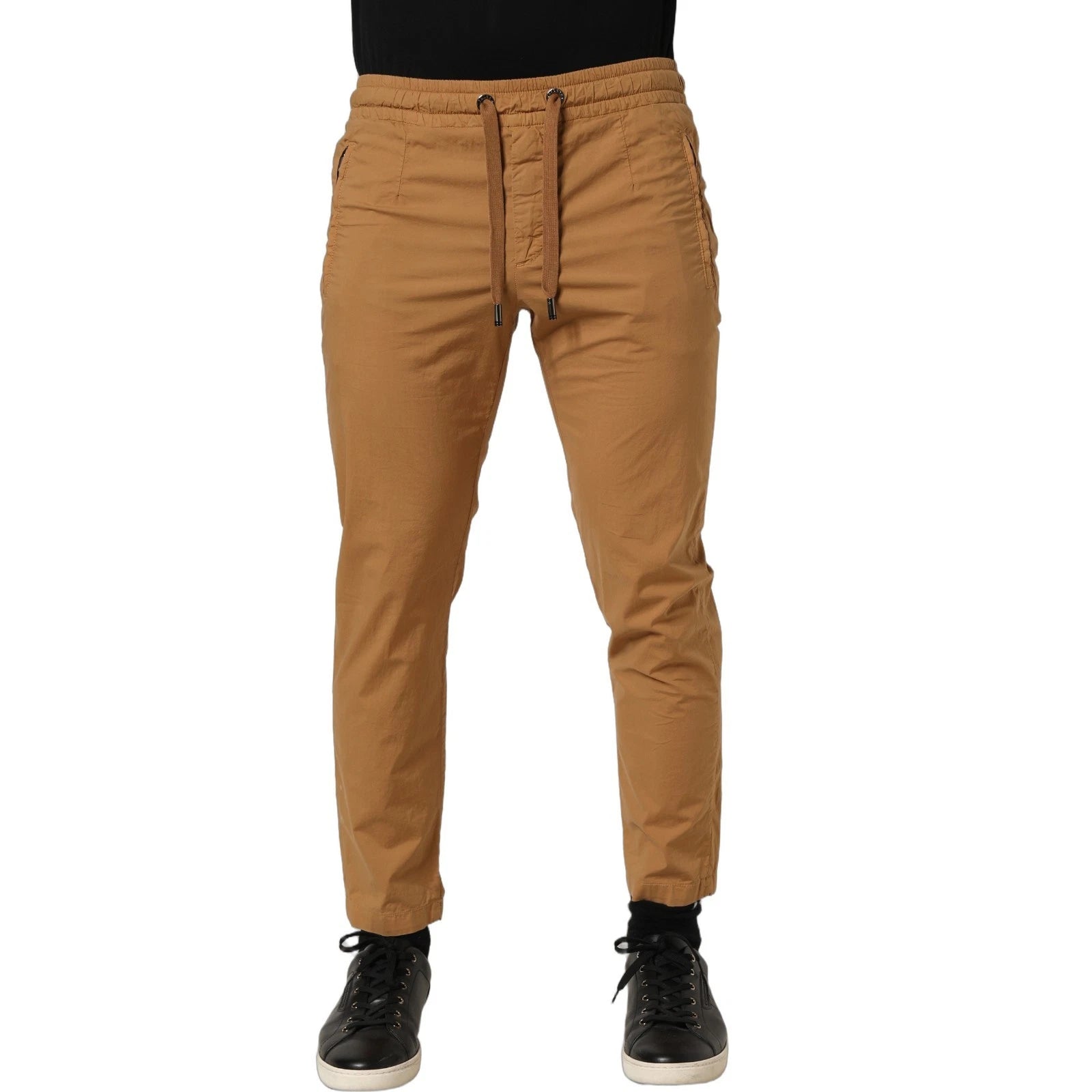 Dolce & Gabbana Brown MidWaist Skinny Jogger Sweatpants Pants | Regal Royce