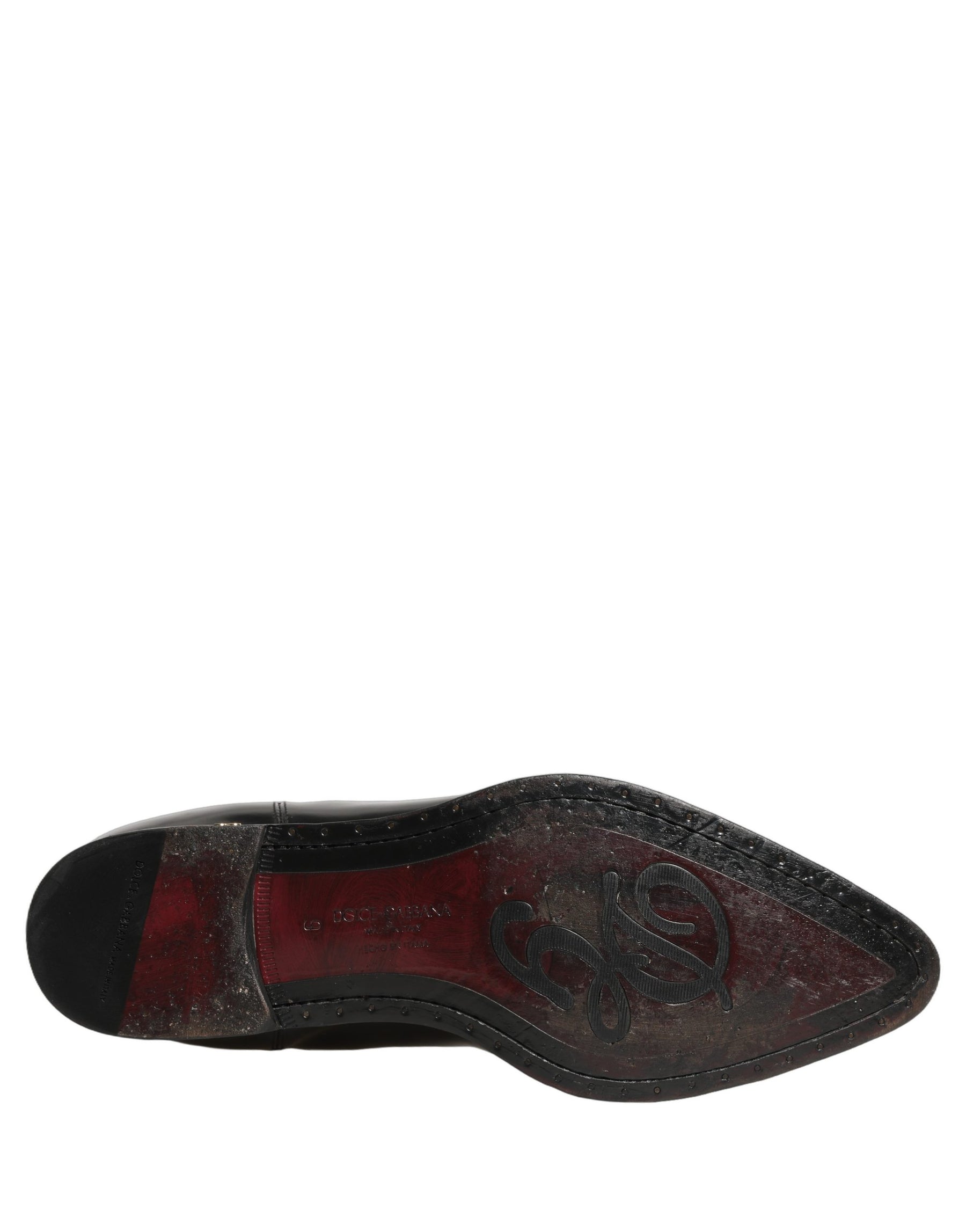 Dolce & Gabbana Black Chelsea Slip On Men Ankle Boots Shoes | Regal Royce