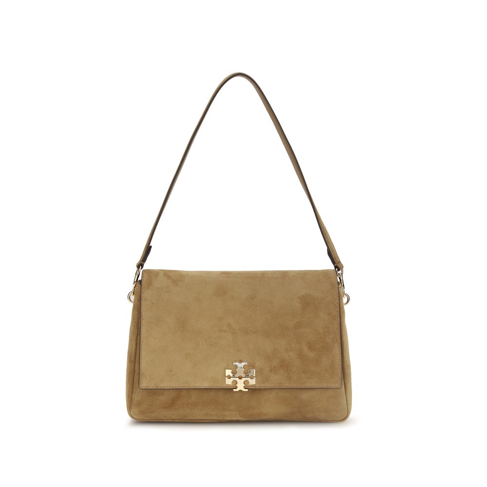 Tory Burch Beige Calf Leather Bos Taurus Shoulder Bag | Regal Royce