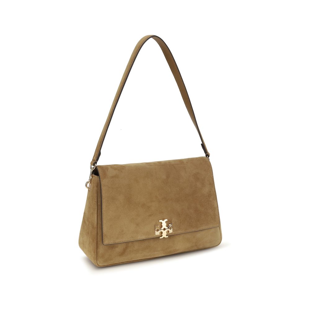 Tory Burch Beige Calf Leather Bos Taurus Shoulder Bag | Regal Royce