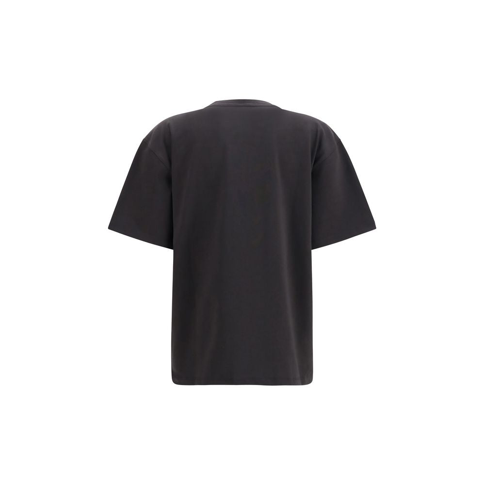 Ganni Black Cotton T-Shirt | Regal Royce