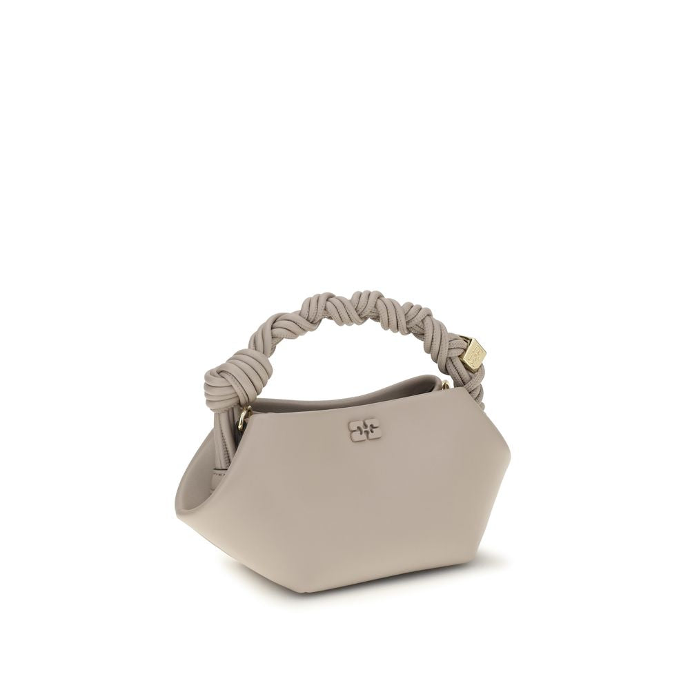Ganni Gray Recycled Leather Handbag | Regal Royce