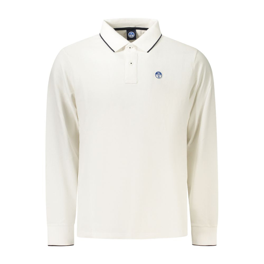 North Sails White Cotton Men's Polo | Regal Royce