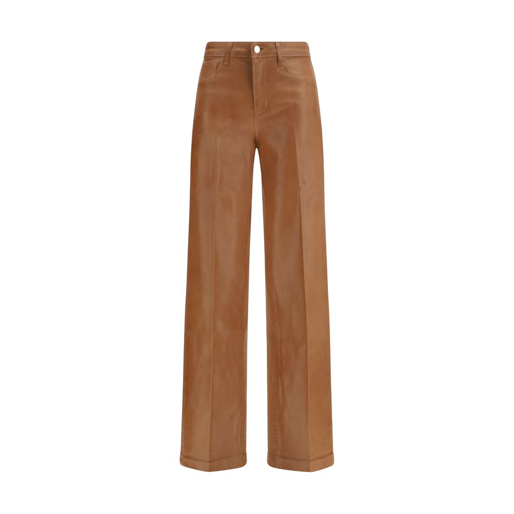 L'Agence Beige Cotton Jeans Denim | Regal Royce