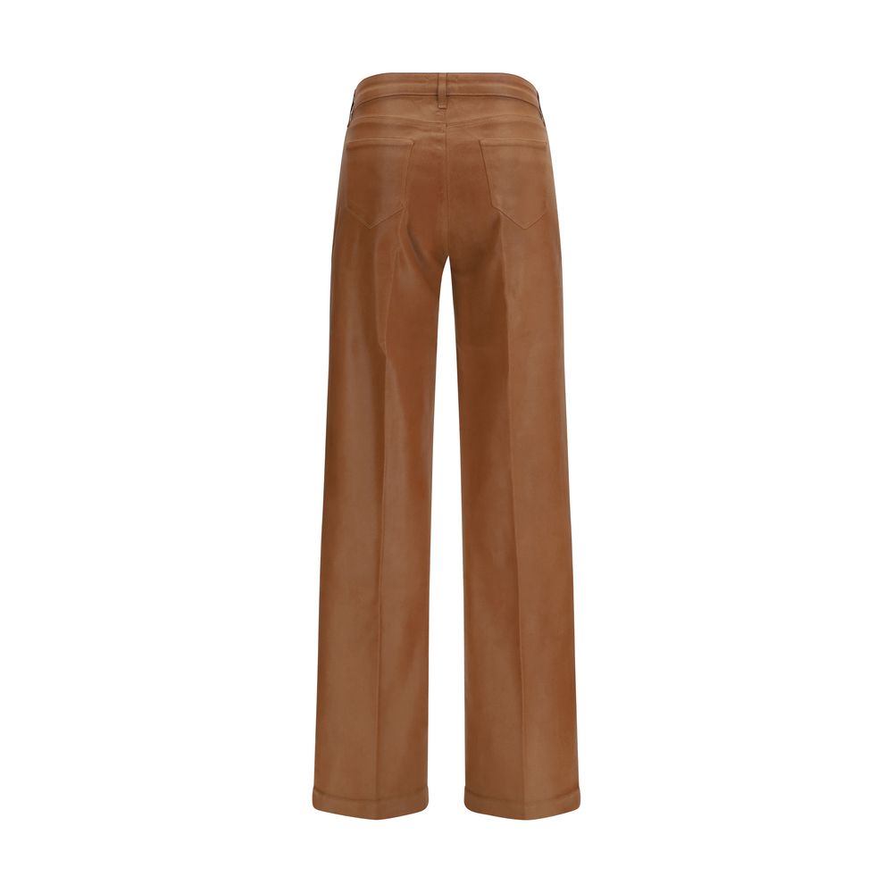 L'Agence Beige Cotton Jeans Denim | Regal Royce