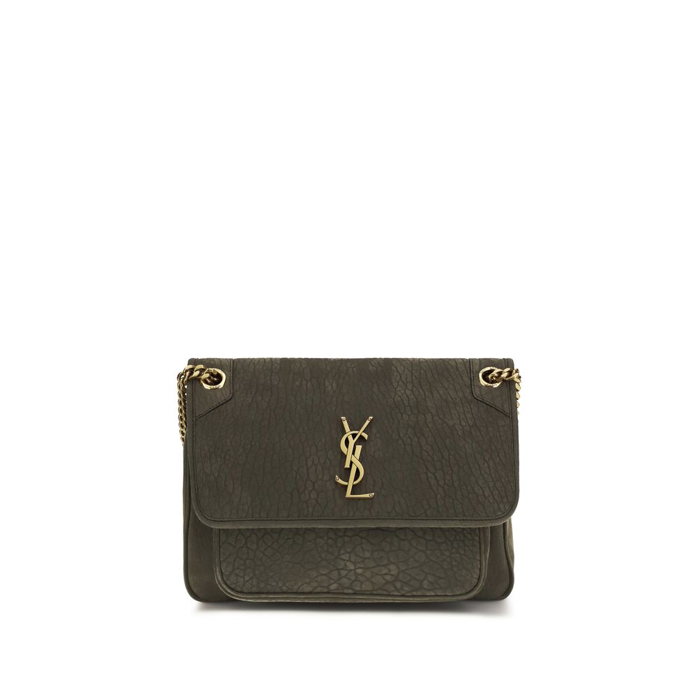 Saint Laurent Gray Lamb Ovis Aries Aries Shoulder Bag | Regal Royce