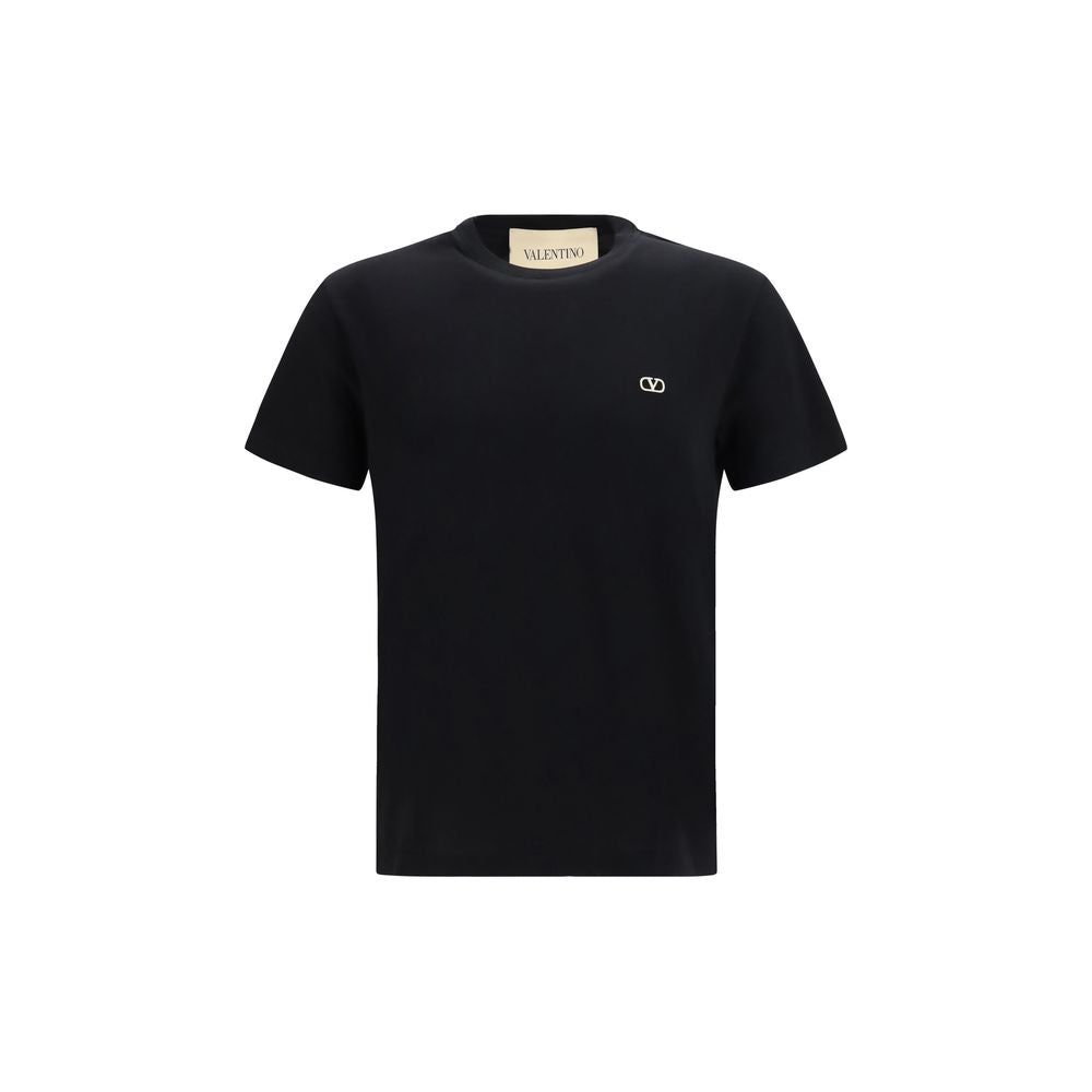 Valentino Black Cotton T-Shirt | Regal Royce