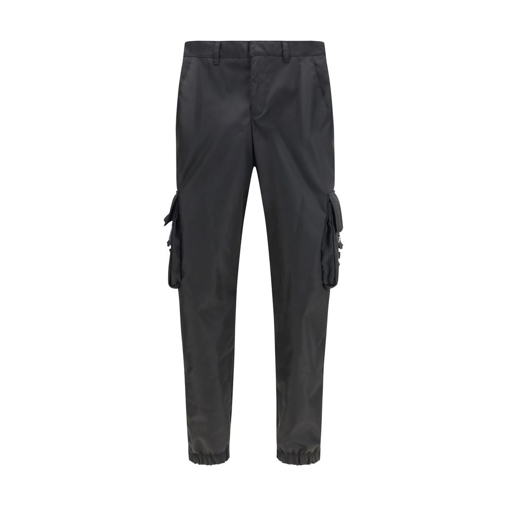 Prada Black Polyamide Cargo Pants | Regal Royce