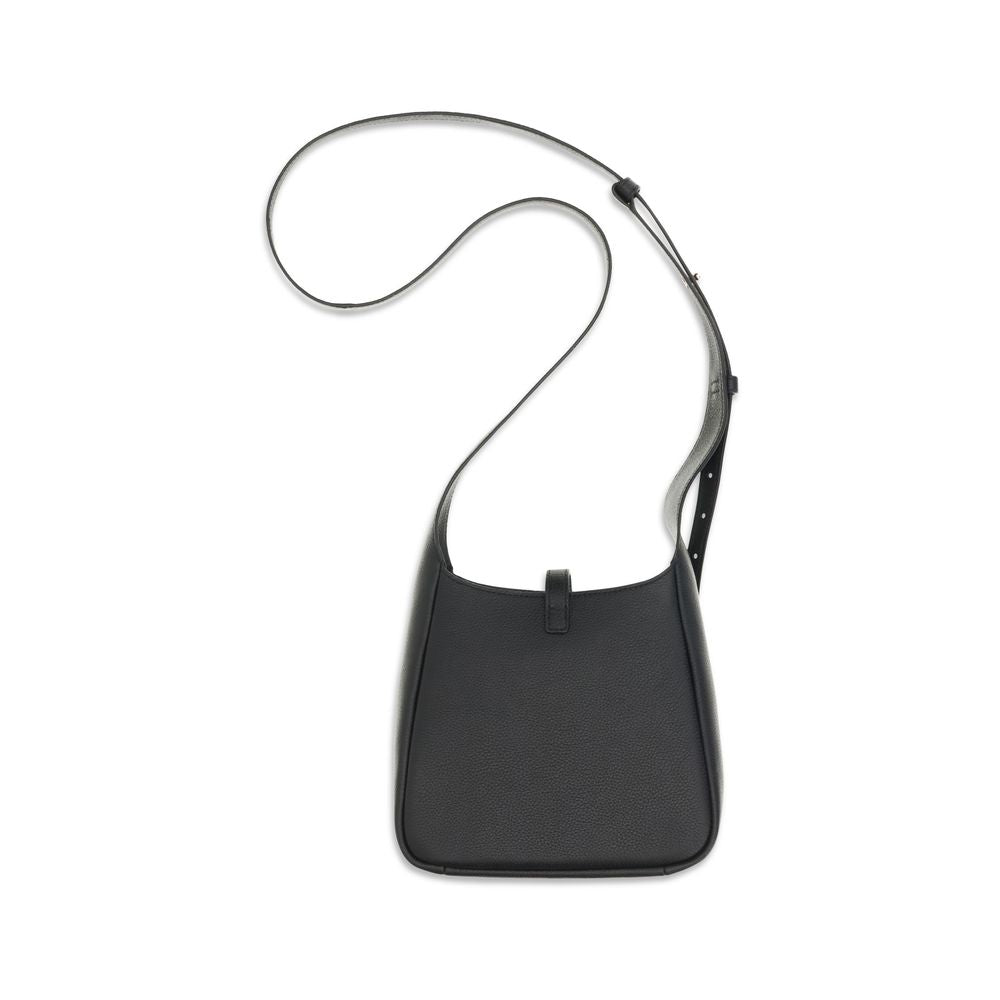 Tory Burch Black Calf Leather Bos Taurus Shoulder Bag | Regal Royce