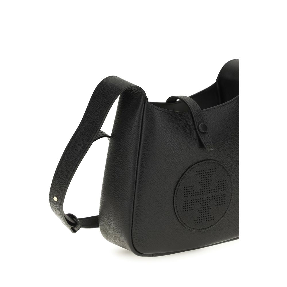 Tory Burch Black Calf Leather Bos Taurus Shoulder Bag | Regal Royce