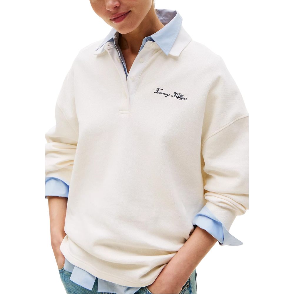 Tommy Hilfiger Beige Polyamide Sweatshirt | Regal Royce