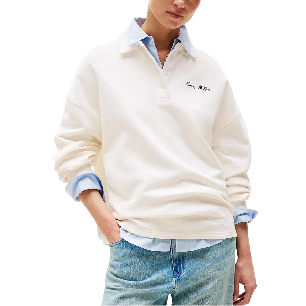Tommy Hilfiger Beige Polyamide Sweatshirt | Regal Royce