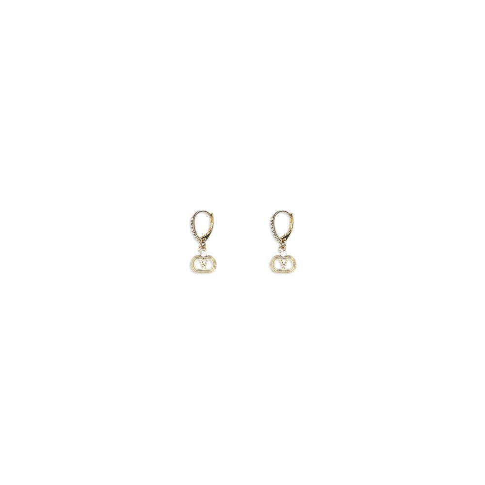 Valentino Garavani Gold Metal Earrings | Regal Royce