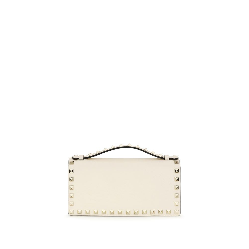 Valentino Garavani Beige Calf Leather Bos Taurus Wallet | Regal Royce