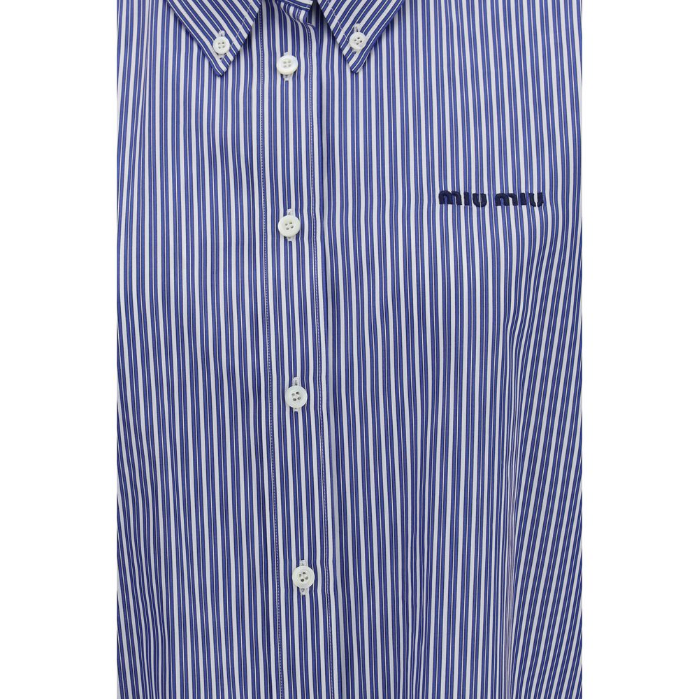 Miu Miu Blue Cotton Dress Shirt | Regal Royce