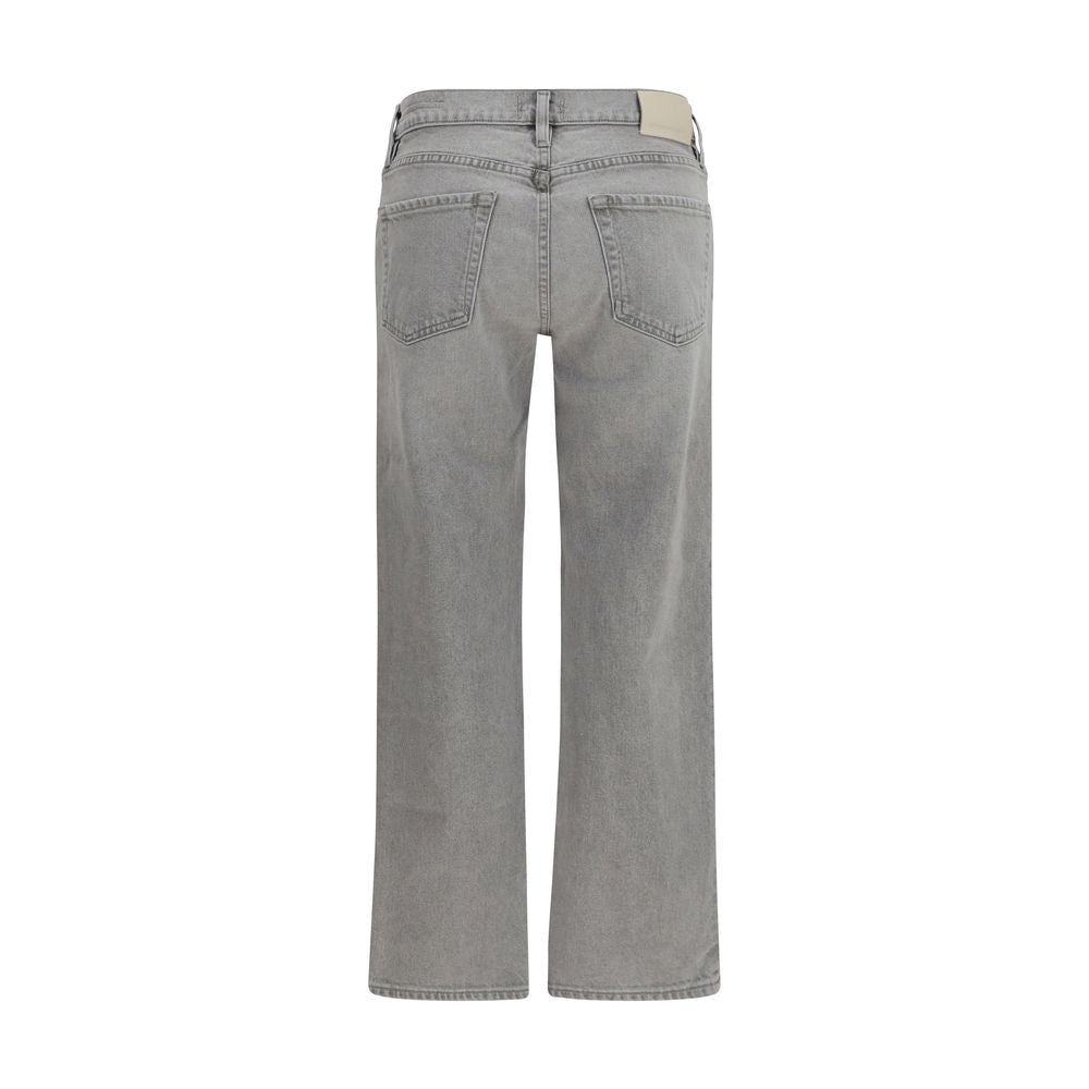 Citizens of Humanity Gray Cotton Straight-Leg Jeans | Regal Royce