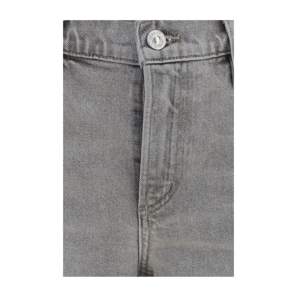 Citizens of Humanity Gray Cotton Straight-Leg Jeans | Regal Royce