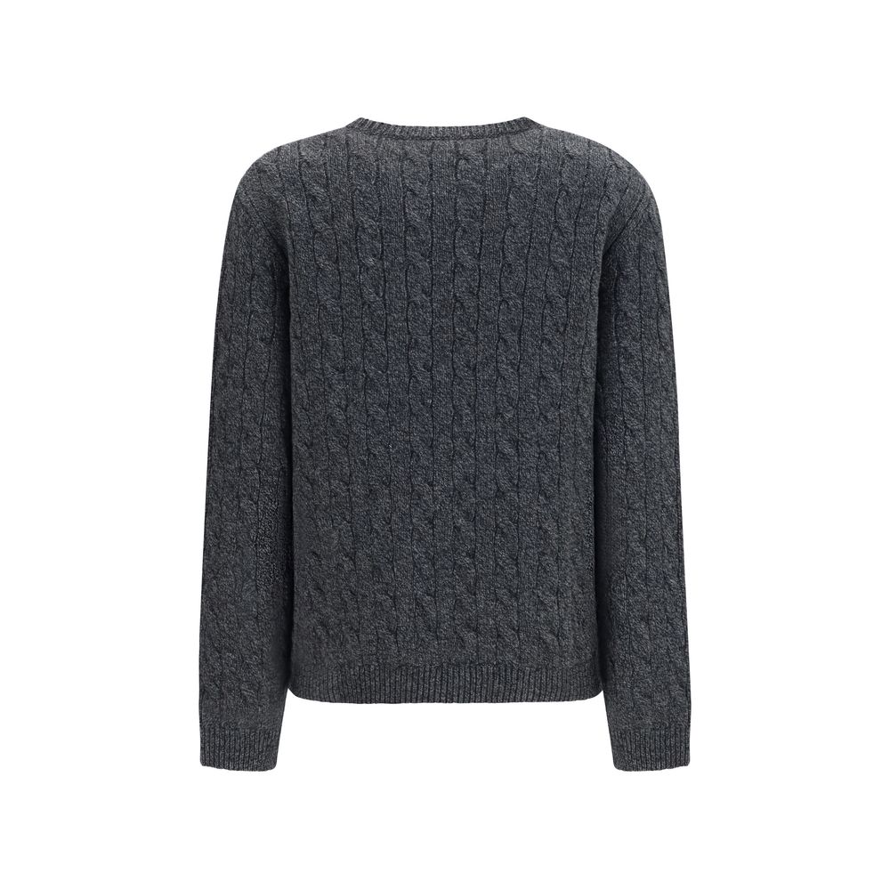 Valentino Gray Wool Oves Aries Sweatshirt | Regal Royce