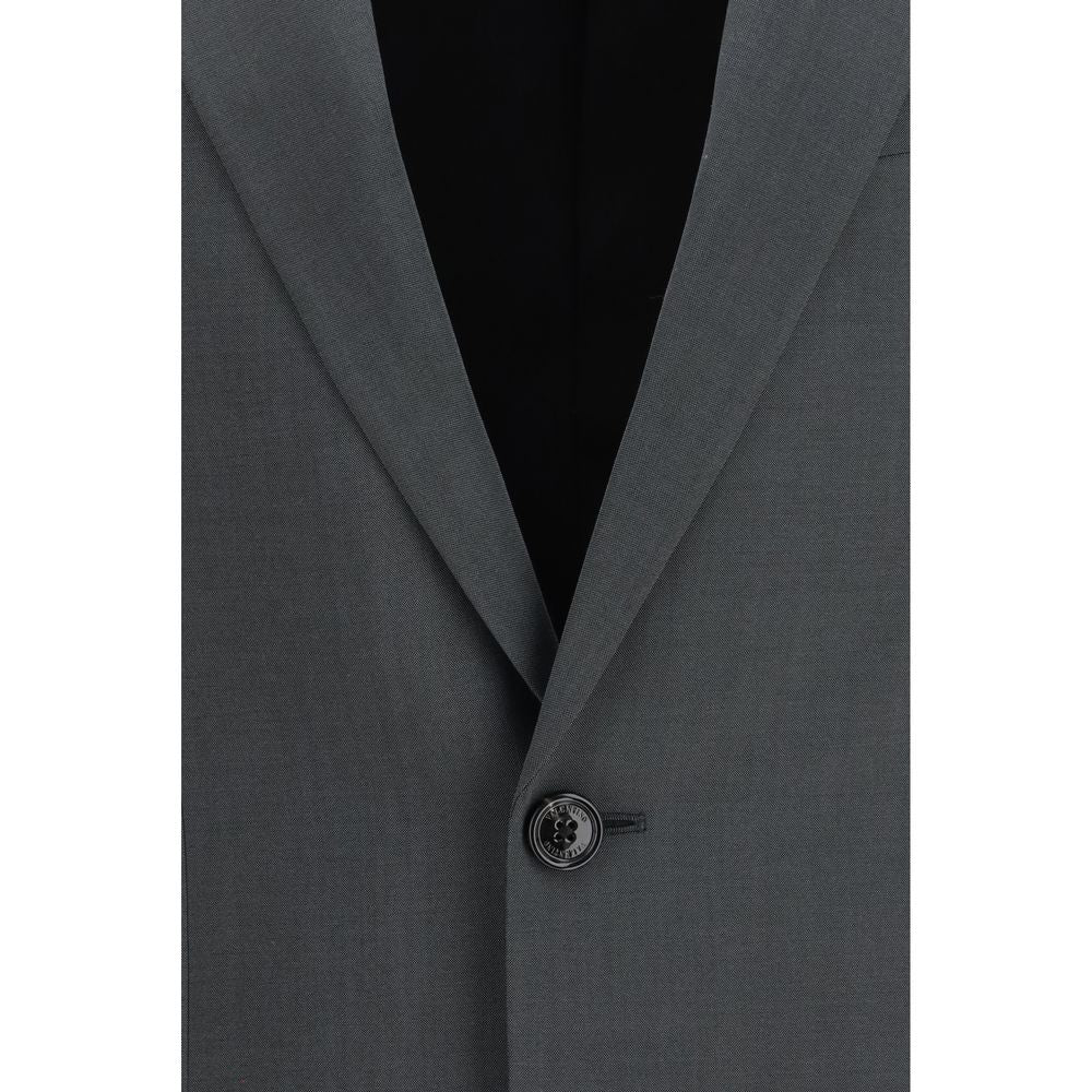 Valentino Gray Wool Oves Aries Jacket | Regal Royce