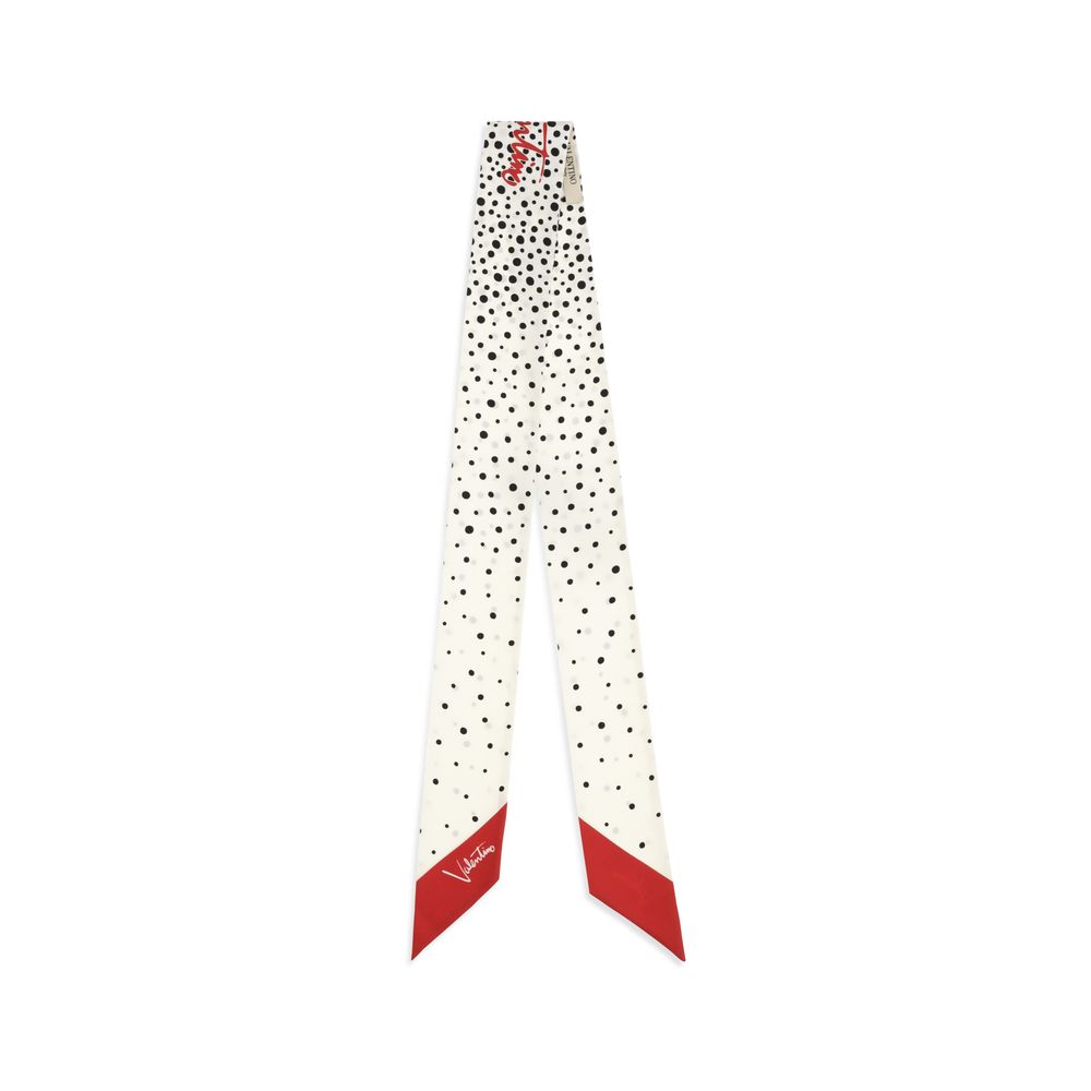 Valentino Garavani Beige Silk Scarf | Regal Royce
