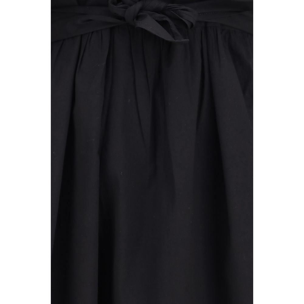 Ganni Black Cotton Casual Dress | Regal Royce