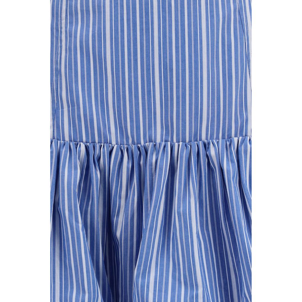 Ganni Blue Cotton Mini Skirt | Regal Royce