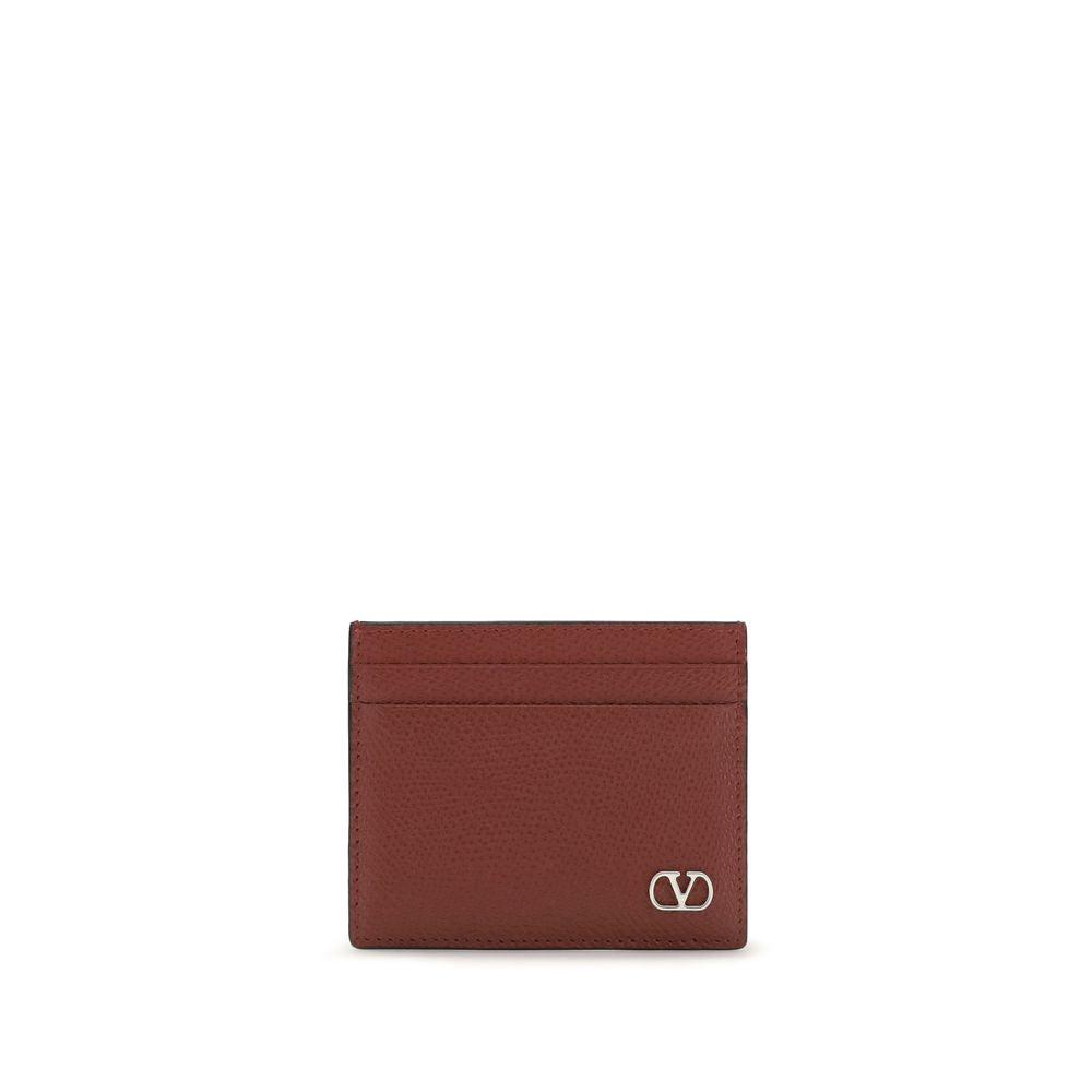 Valentino Garavani Bordeaux Calf Leather Bos Taurus Wallet | Regal Royce