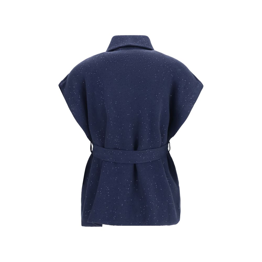 Brunello Cucinelli Blue Cotton Coat | Regal Royce
