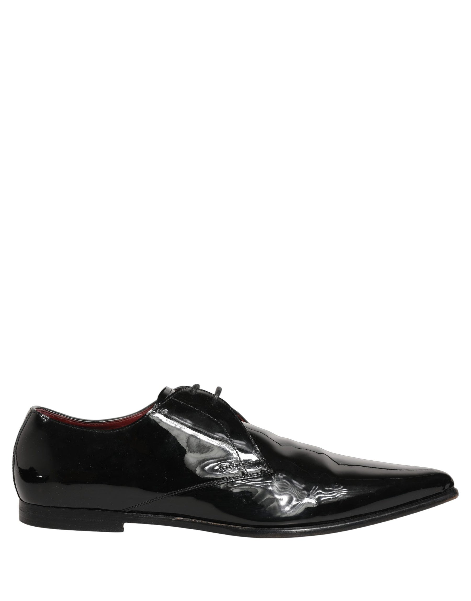 Dolce & Gabbana Black Leather Men Derby Dress Formal Shoes | Regal Royce
