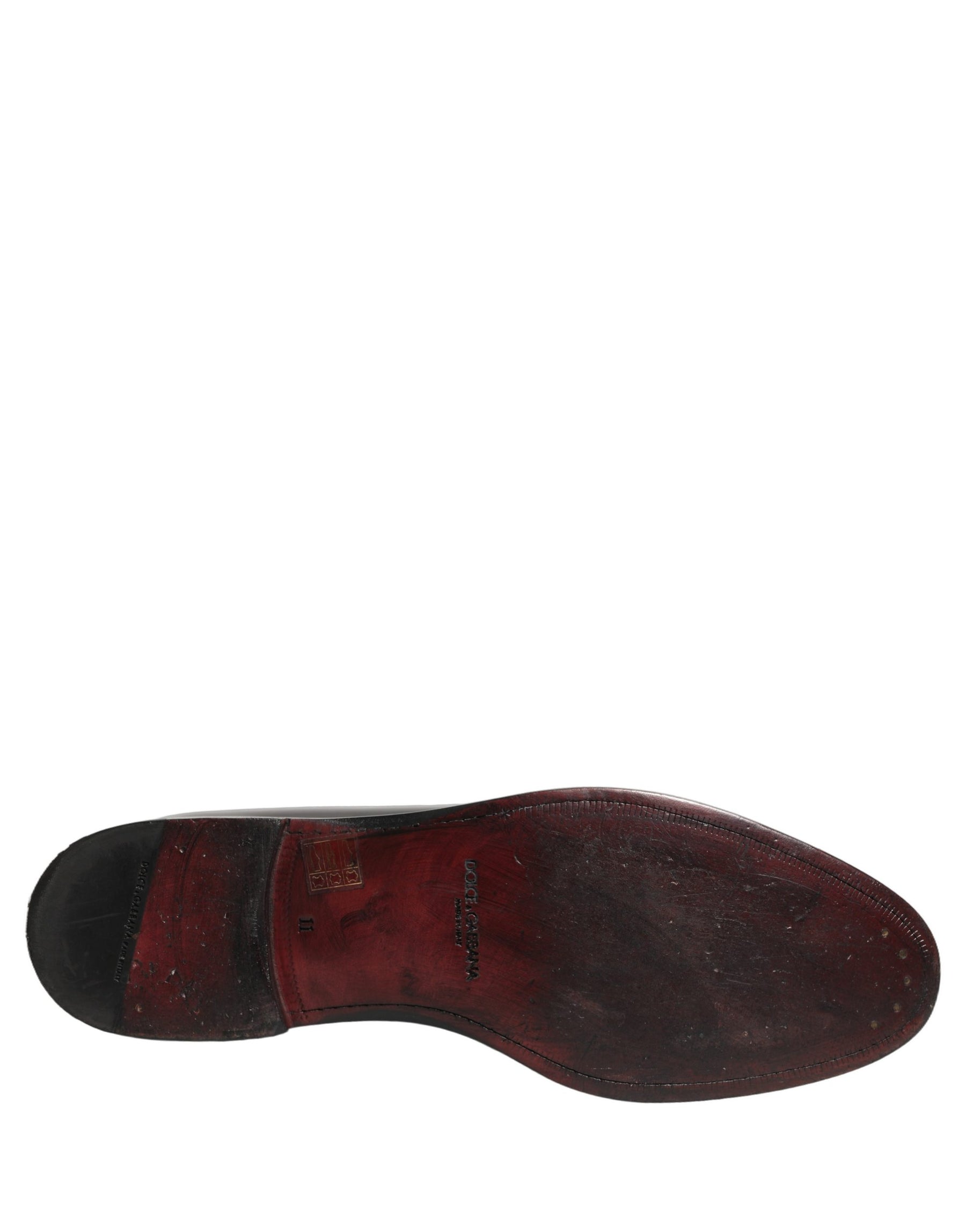 Dolce & Gabbana Black Leather Derby Dress Men Formal Shoes | Regal Royce