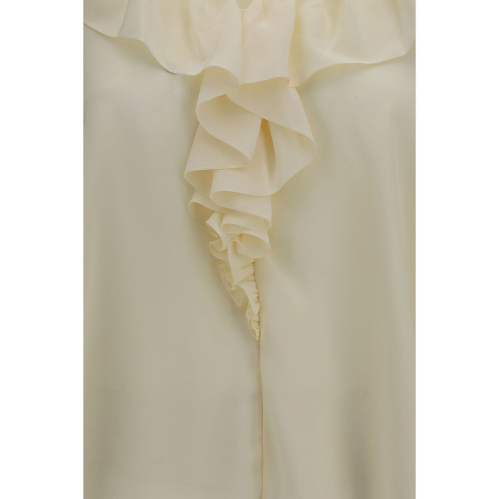 Chloé Beige Silk Blouse | Regal Royce