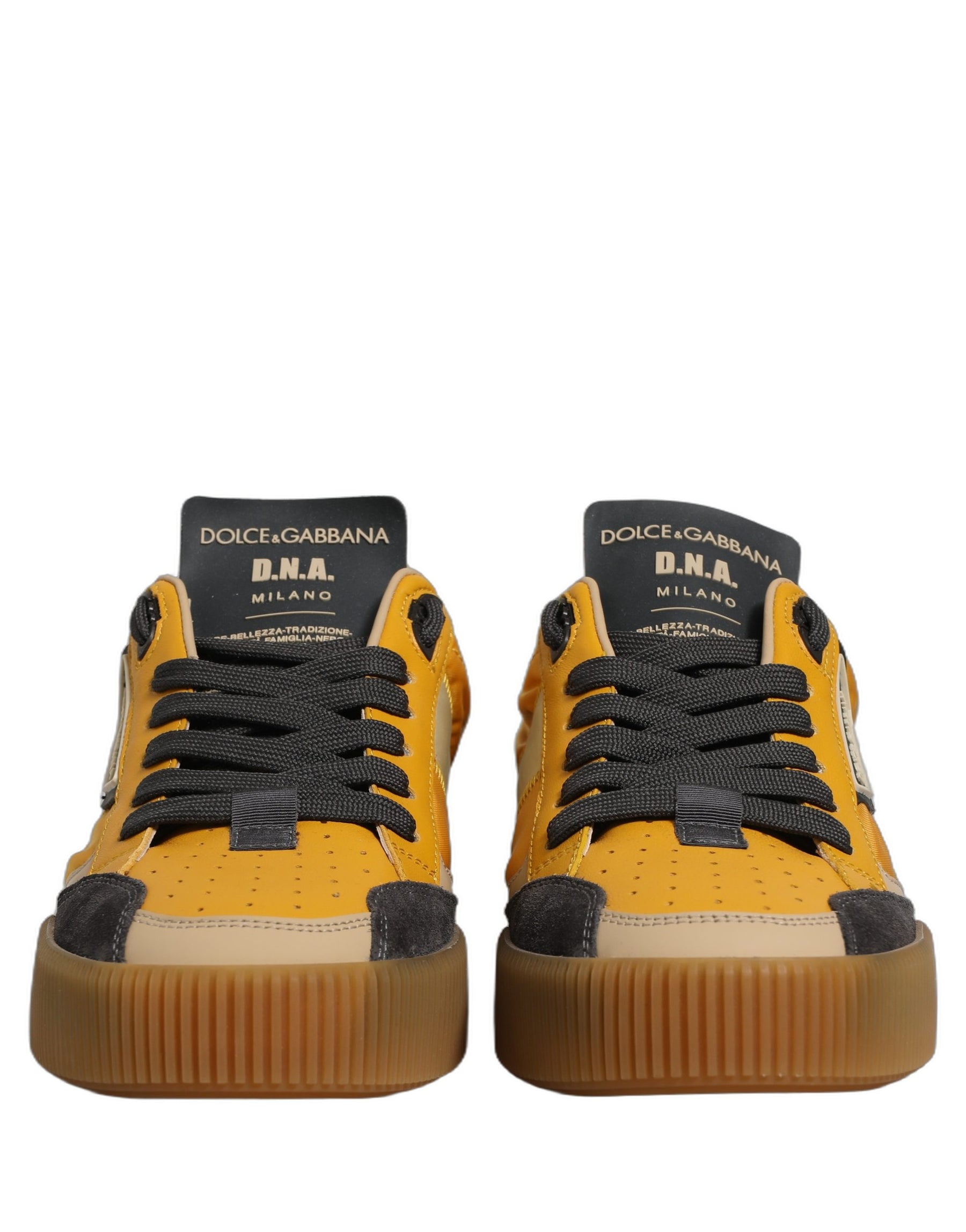 Dolce & Gabbana Multicolor MIAMI Low Top Men Sneakers Shoes | Regal Royce