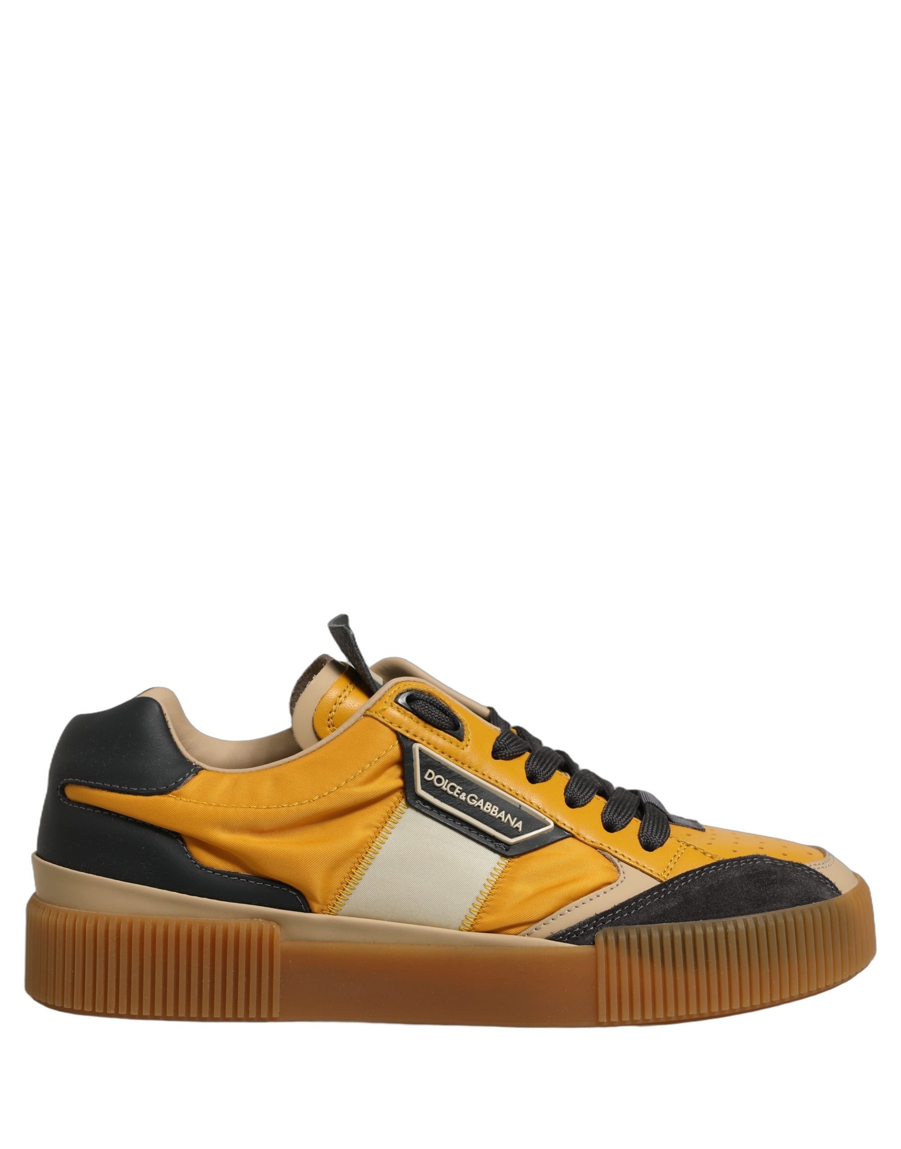 Dolce & Gabbana Multicolor MIAMI Low Top Men Sneakers Shoes | Regal Royce
