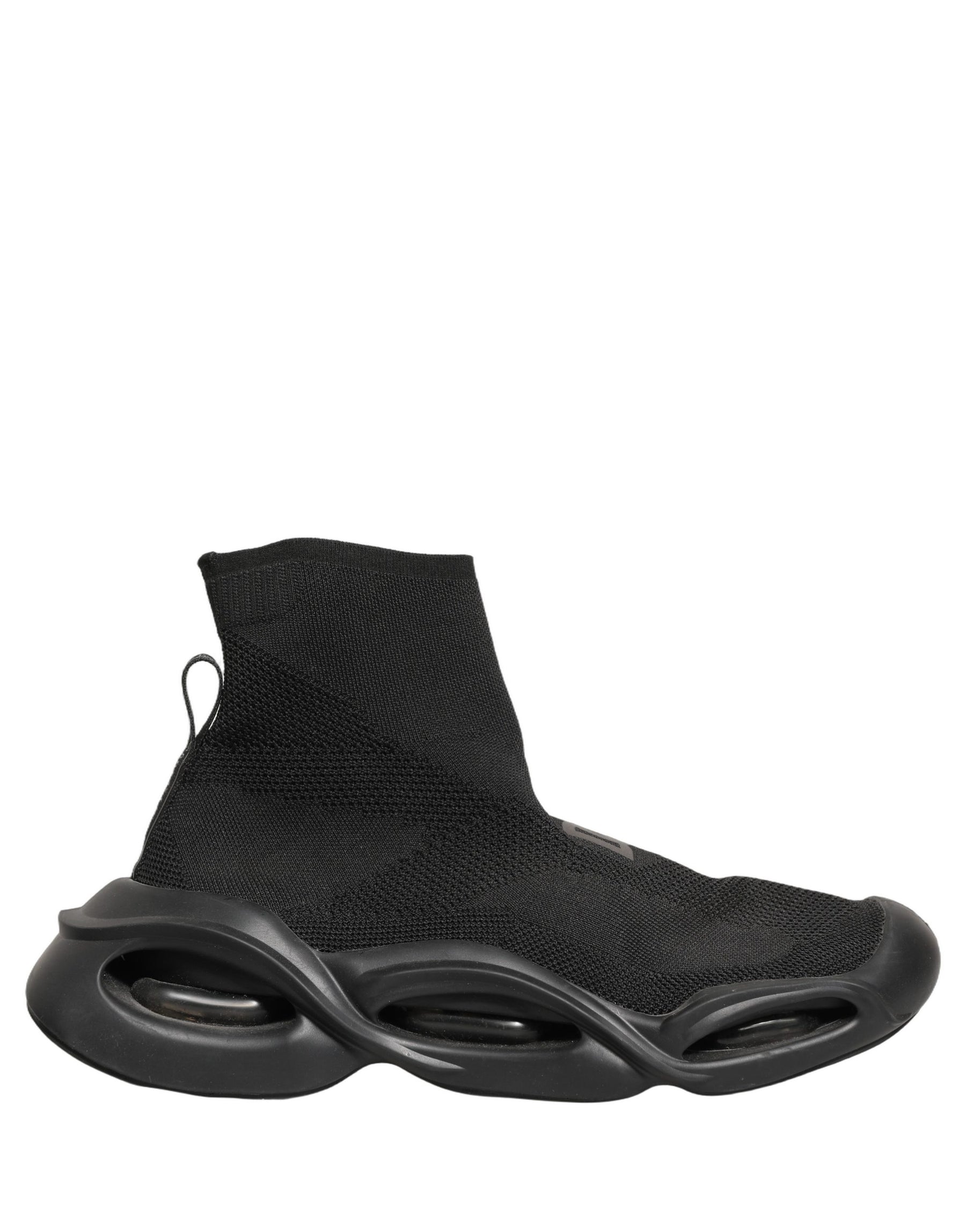 Dolce & Gabbana Black Slip On Wave Socks Men Sneakers Shoes | Regal Royce
