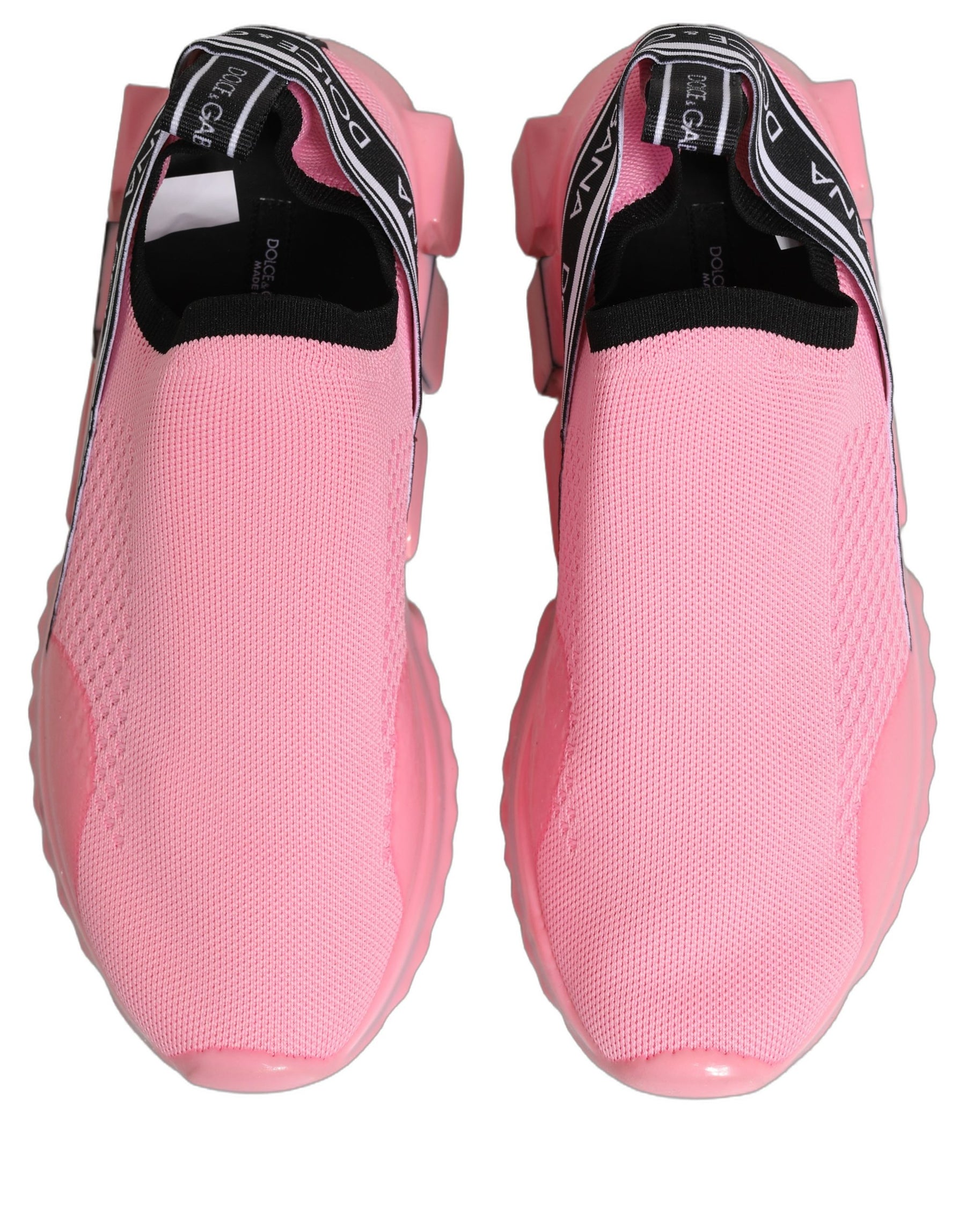Dolce & Gabbana Pink Slip On Low Top Sorrento Sneakers Shoes | Regal Royce